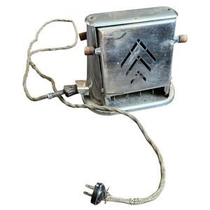 Vintage 1940s Samson Chrome 2 slice Toaster No. 5053 Toronto Canada AS IS